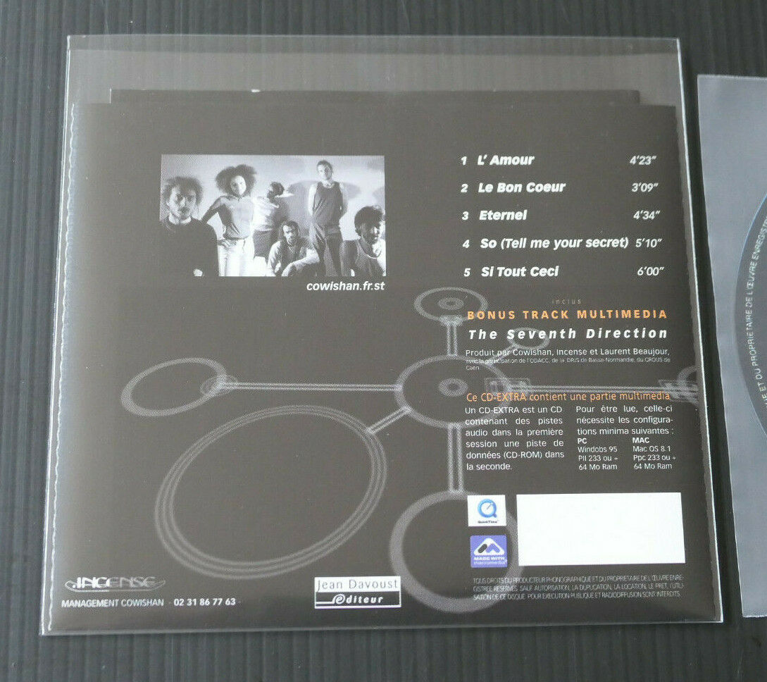 CD COWISHAN / ETERNEL