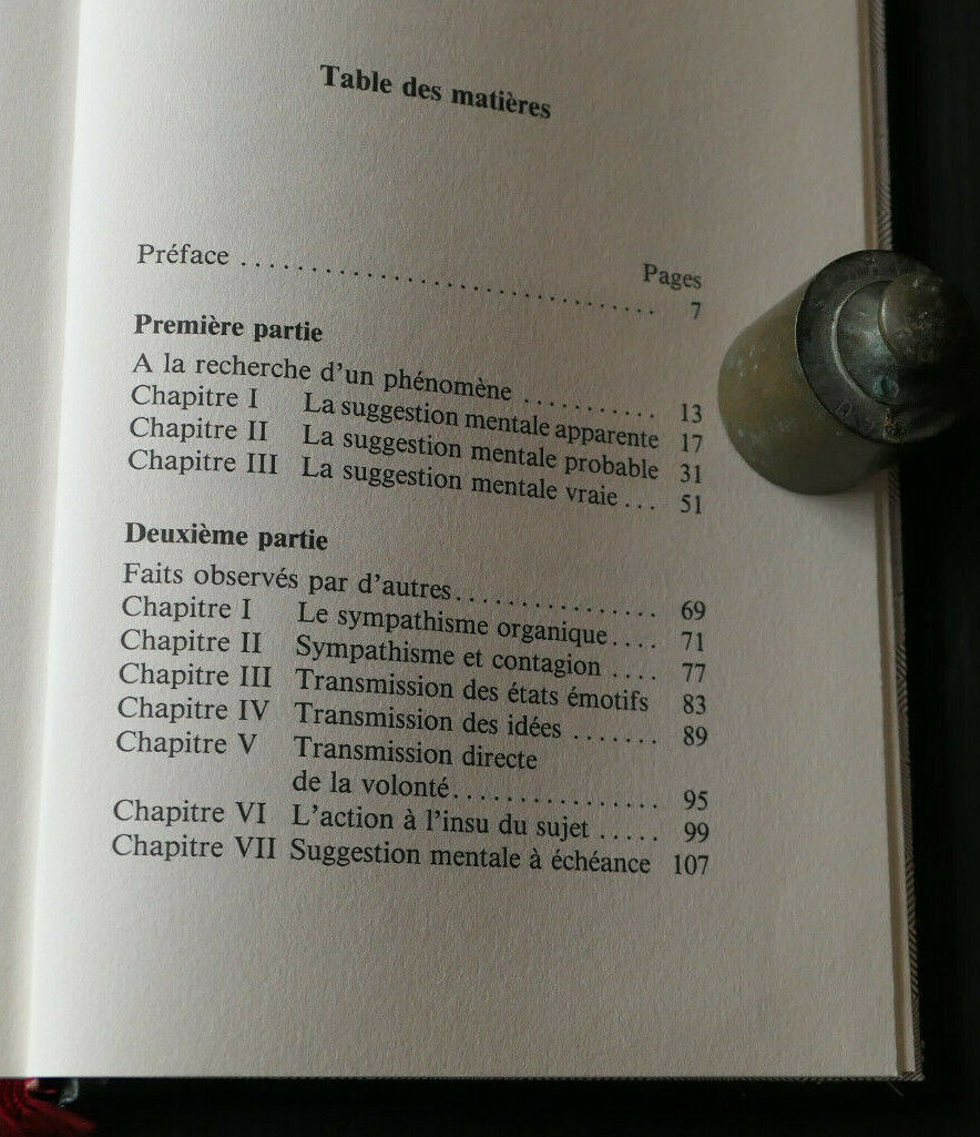 LA SUGGESTION MENTALE / DR JULIEN OCHOROWICZ / MAGNETISME HYPNOTISME / 1988