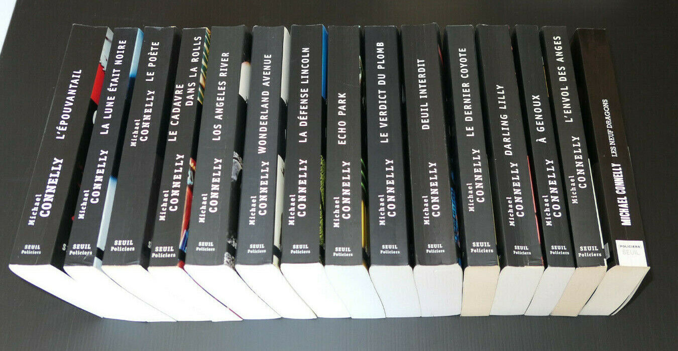 MICHAEL CONNELLY / GROS LOT DE 15 LIVRES BROCHES