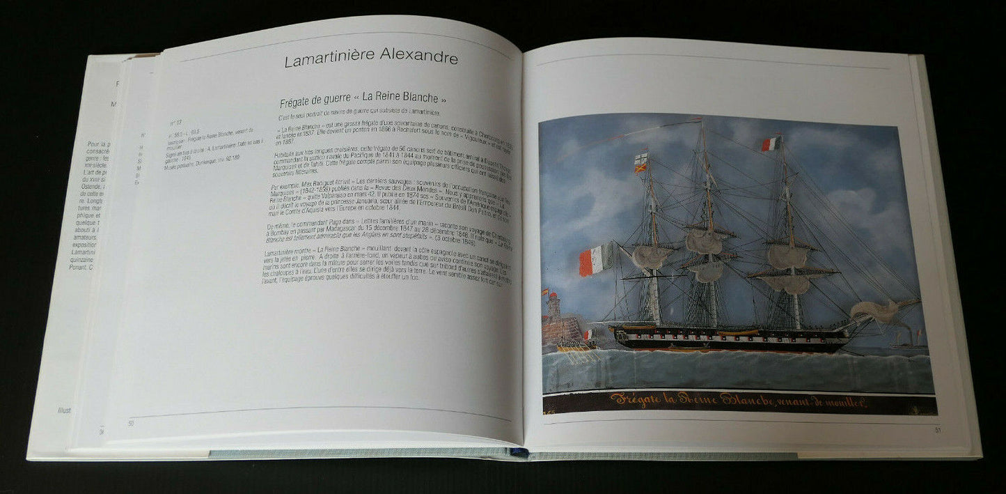 PORTRAITS DE NAVIRES PEINTURES MARINES SUR VERRE / ANTHESE MUSEE DUNKERQUE 1992