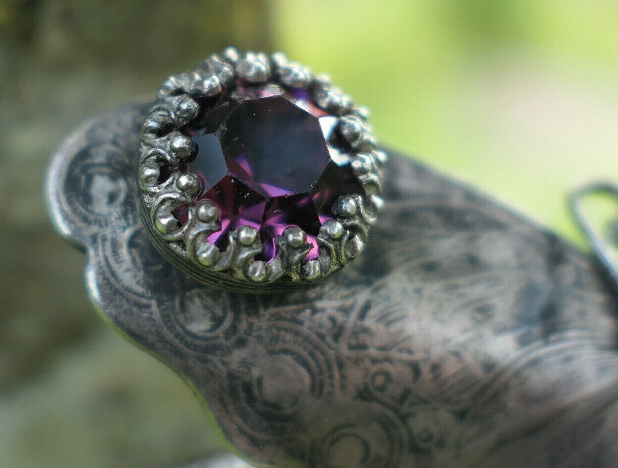 OLD ZOOMORPH BUTTERFLY BRACELET SILVER METAL PERIOD 1930 BUTTERFLY JEWEL