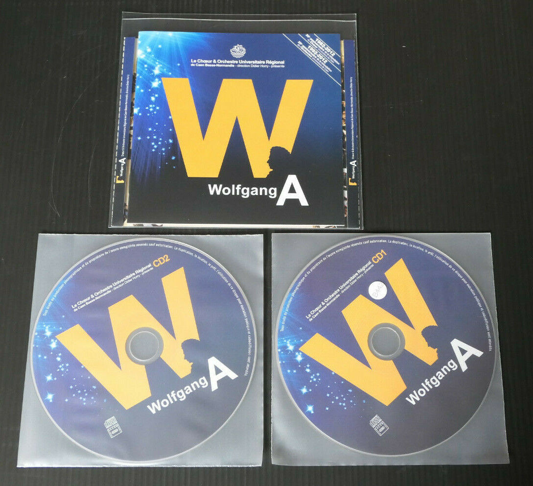 CD WOLFGANG A / MOZART / CHOEUR & ORCHESTRE DE CAEN / SPECTACLE 2012 NORMANDIE