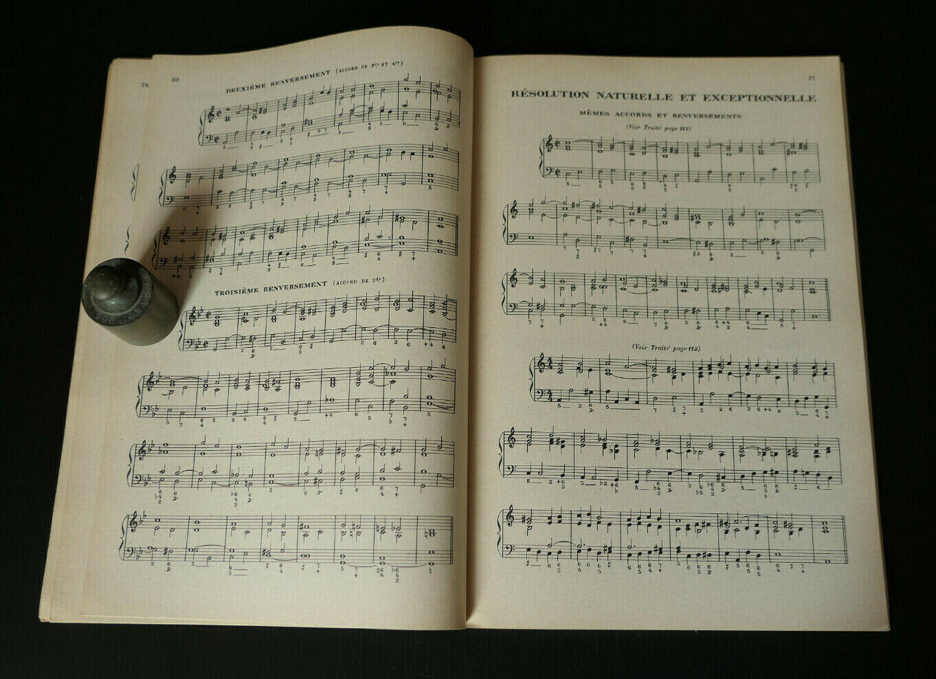 BASSES ET CHANTS DU TRAITE D'HARMONIE PAR THEODORE DUBOIS / MUSIQUE TECHNIQUE