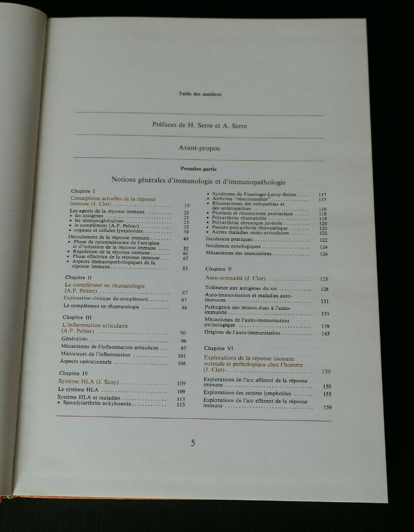 IMMUNO-RHUMATOLOGIE A L'USAGE DU PRATICIEN / MEDECINE / EDITIONS SPECIA