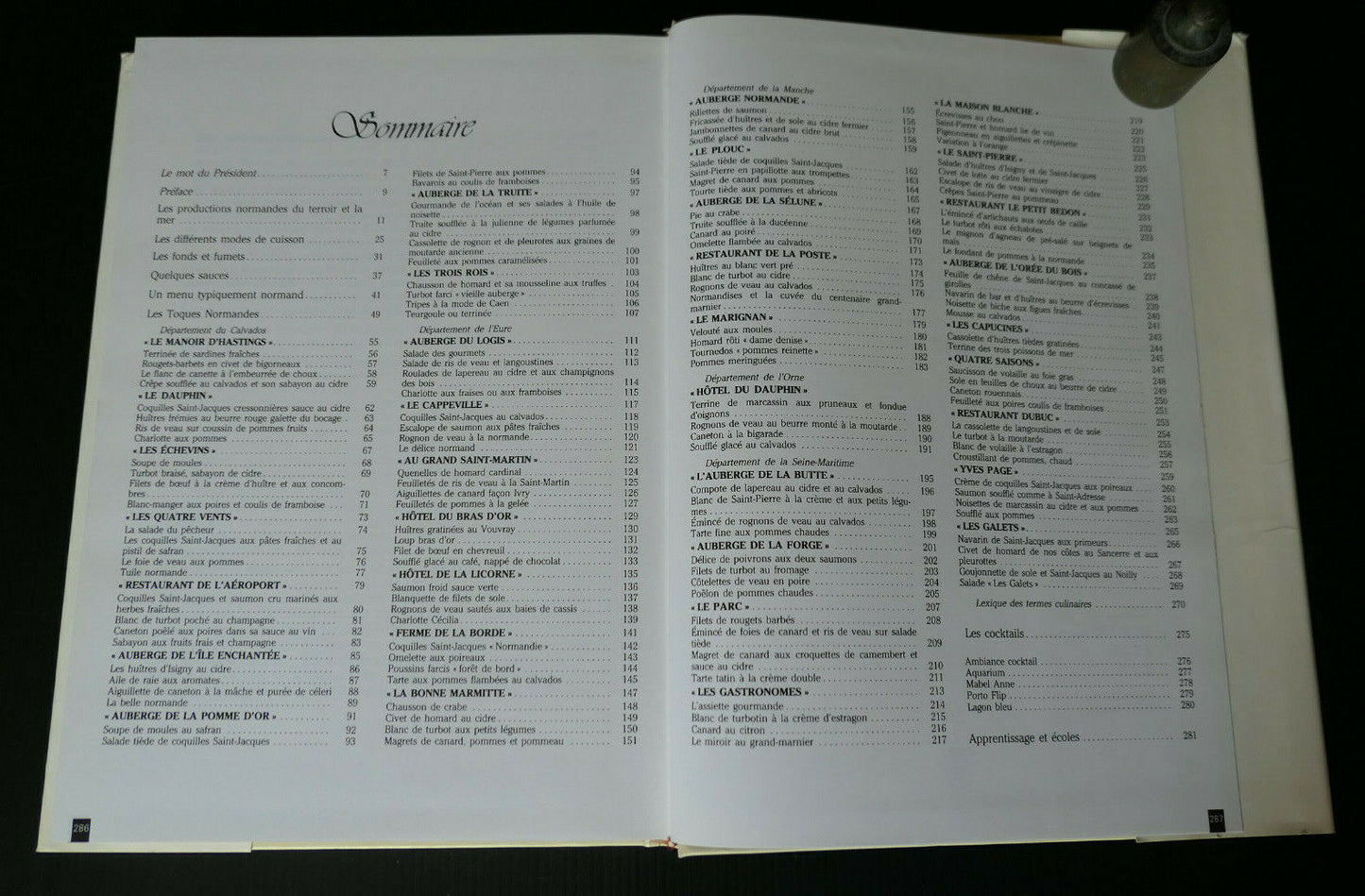 LE GRAND LIVRE GASTRONOMIQUE DE LA NORMANDIE / CUISINE TERROIR 140 RECETTES 1985