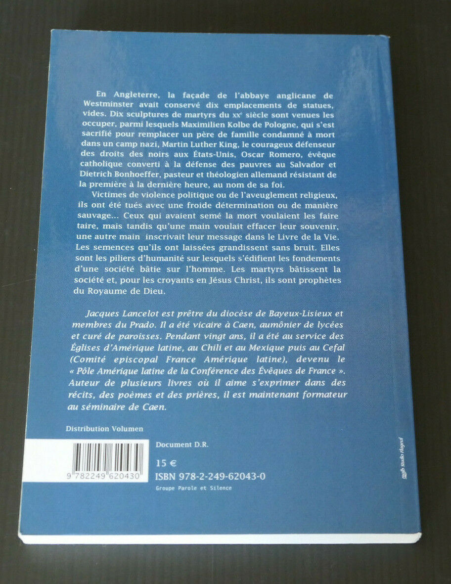 PERSECUTES ET MARTYRS / JACQUES LANCELOT / LETHIELLEUX HISTOIRE RELIGION 2010
