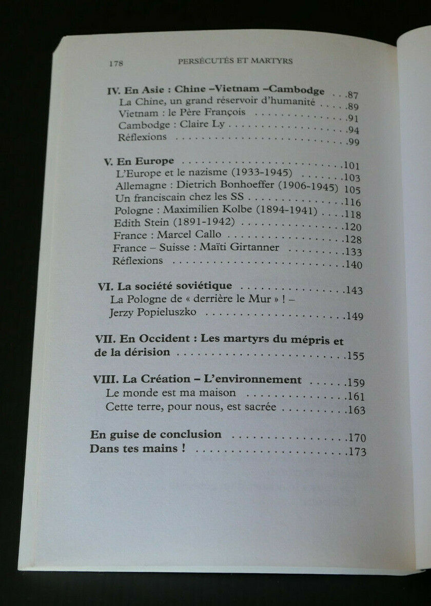 PERSECUTES ET MARTYRS / JACQUES LANCELOT / LETHIELLEUX HISTOIRE RELIGION 2010