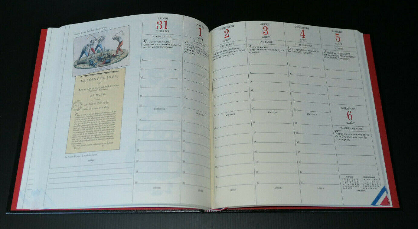 AGENDA DU BICENTENAIRE 1789-1989 / ROGER PINSON / REVOLUTION FRANCAISE