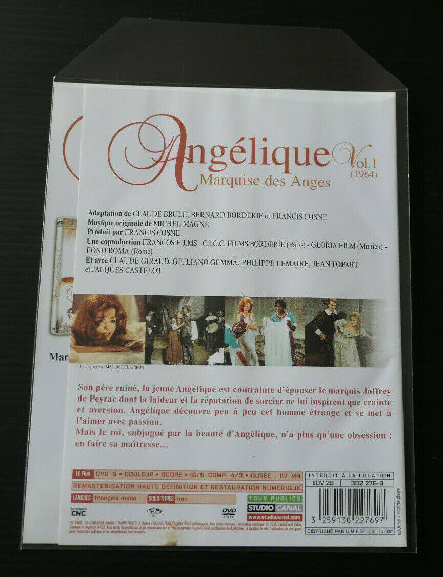 DVD MICHELE MERCIER ROBERT HOSSEIN / ANGELIQUE MARQUISE DES ANGES VOL. 1