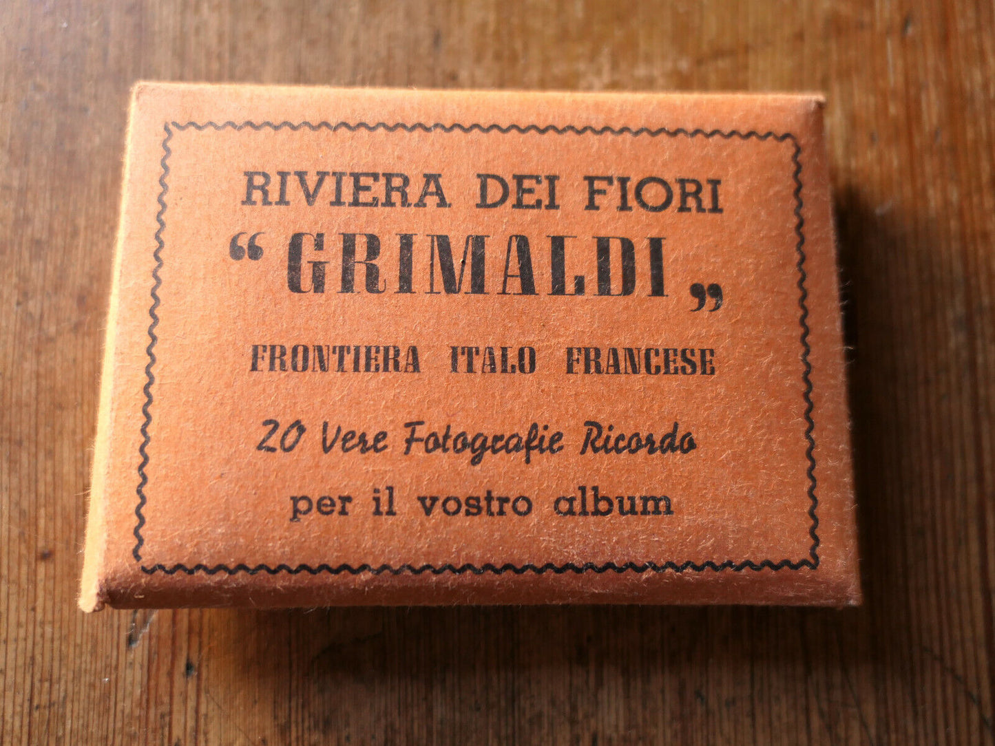 ANCIENNE POCHETTE 20 PHOTOS SOUVENIR NOIR & BLANC RIVIERA DEI FIORI GRIMALDI