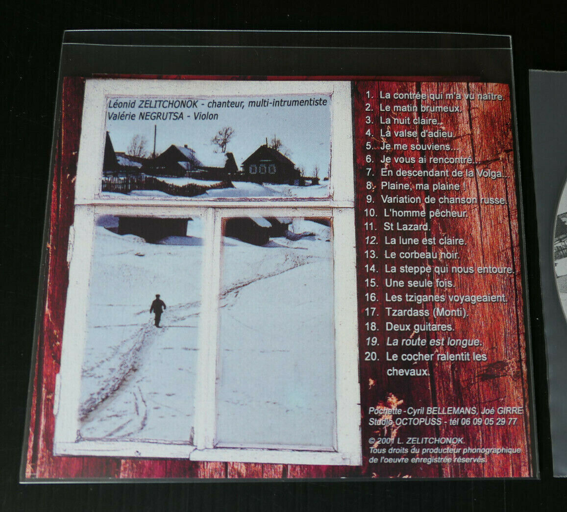 CD LEONID ZELITCHONOK / L'AME DE LA RUSSIE / 2001