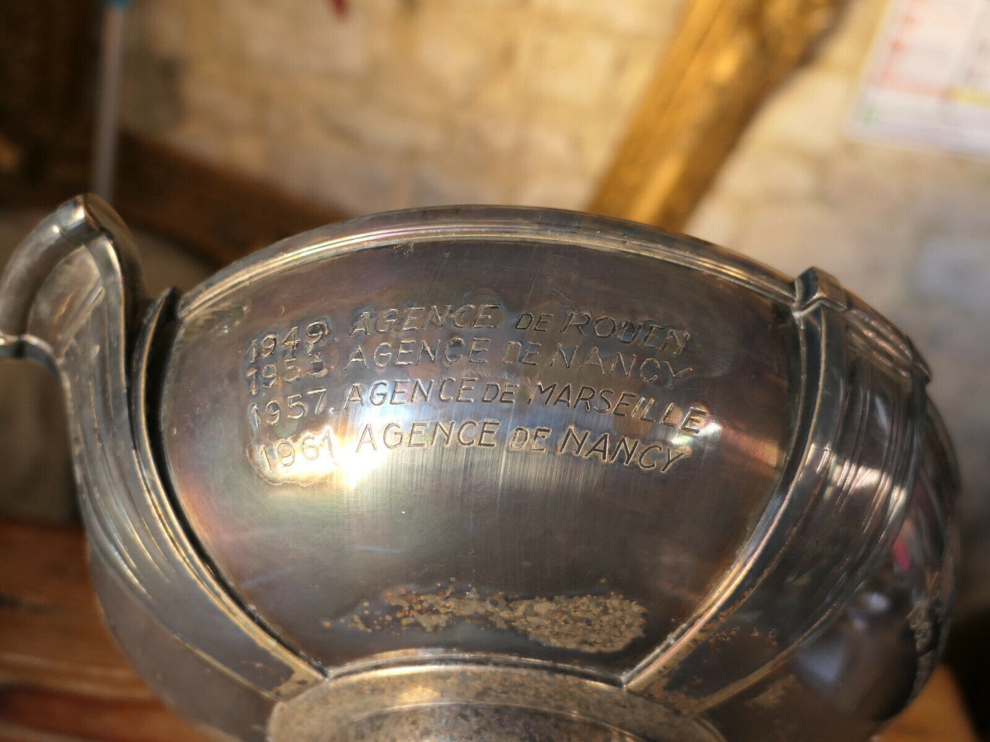 OLD SILVER METAL CUP OPENING DATES COMPANIES AGENCIES