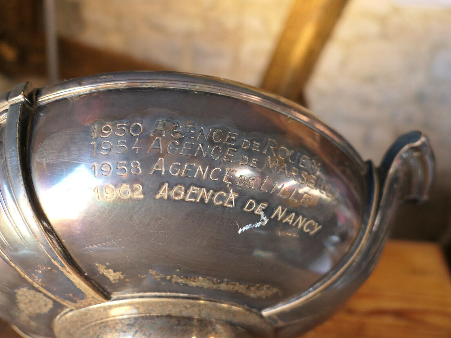 OLD SILVER METAL CUP OPENING DATES COMPANIES AGENCIES