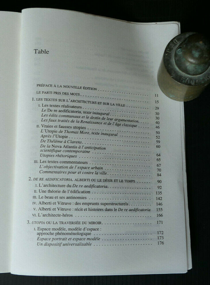 LA REGLE ET LE MODELE / FRANCOISE CHOAY / THEORIE ARCHITECTURE URBANISME 1996