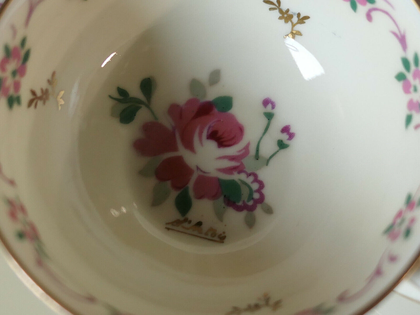 SERVICE A THE OU CAFE EN PORCELAINE DE LIMOGES D'ARTOIS ANCIENNE FABRIQUE ROYALE