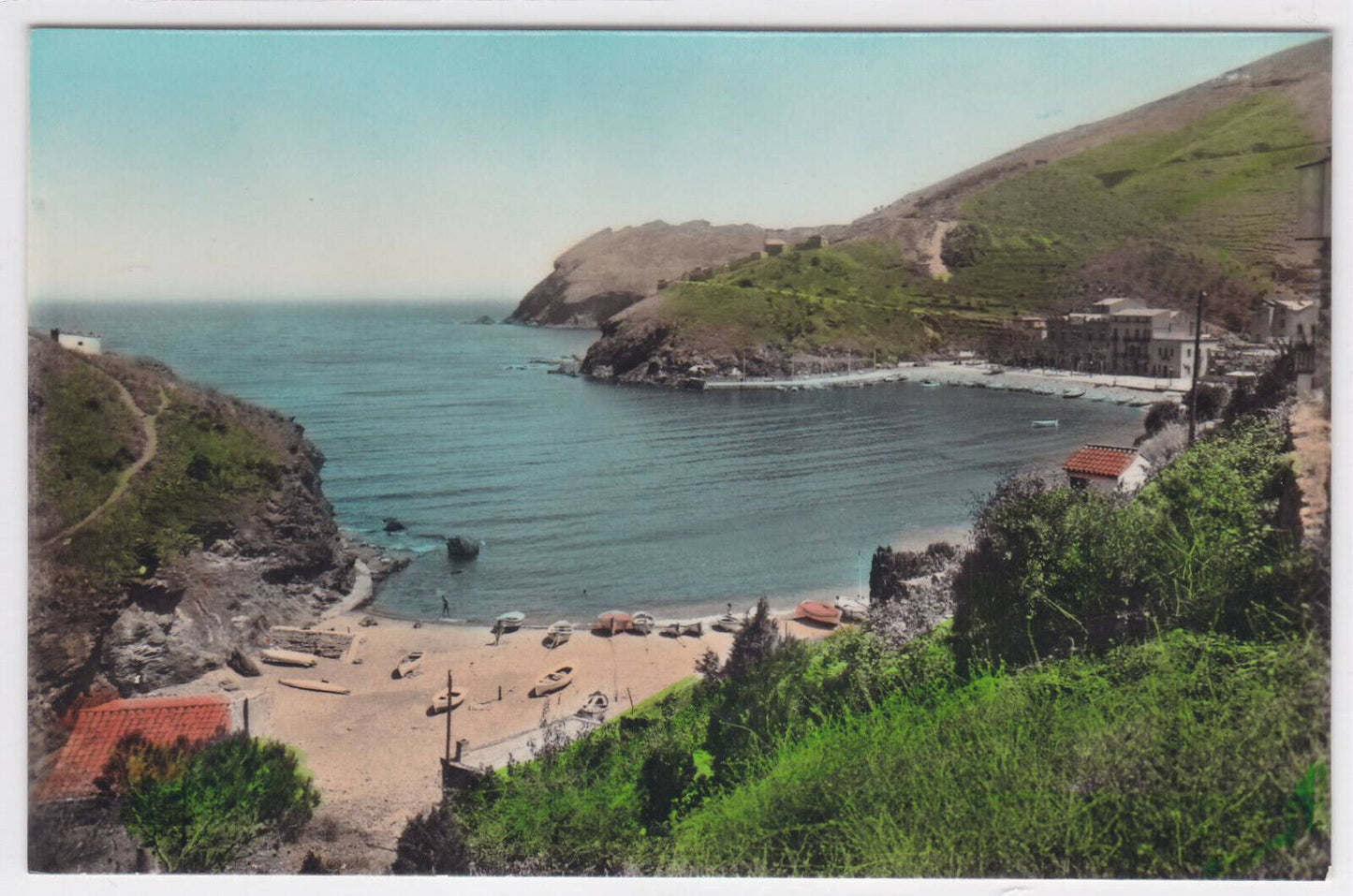 CARTE POSTALE CPSM PORT BOU COSTA BRAVA ENTRADA A LA BAHIA