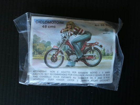 JOUET VINTAGE 1970 KIT MINI MOTO CGGC MADE IN ITALY / CICLOMOTORE 48 CMC