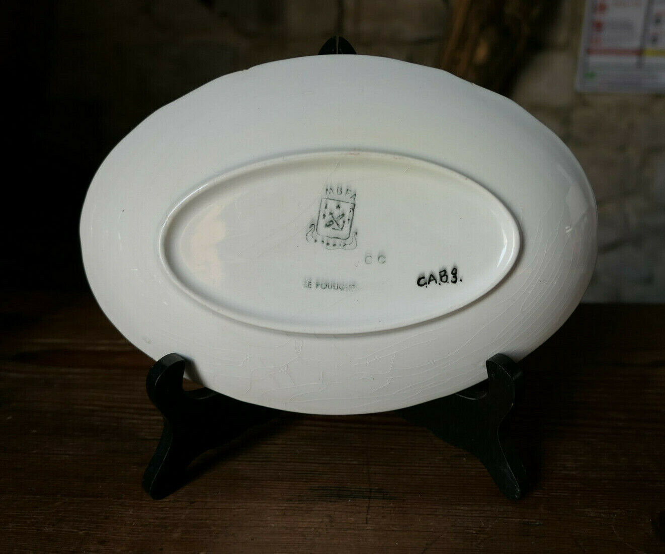 PETIT PLAT COUPELLE OU RAVIER EN FAIENCE / MBFA PORNIC LE POULIGUEN