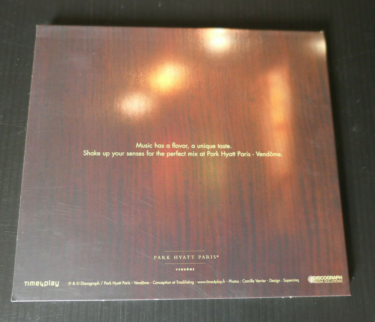 CD TIMELESS / PARK HYATT PARIS VENDOME / COMPILATION 2007 TIME4PLAY
