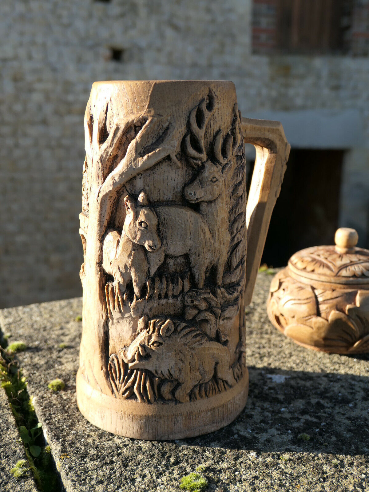 RARE ENSEMBLE PICHET CHOPE BOITE ARDENNES OCADO SCULPTURE