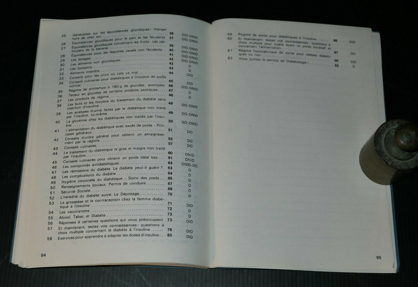 CONNAISSEZ VOTRE DIABETE ET SON TRAITEMENT / MEDECINE DIABETOLOGIE CHU CAEN 1978