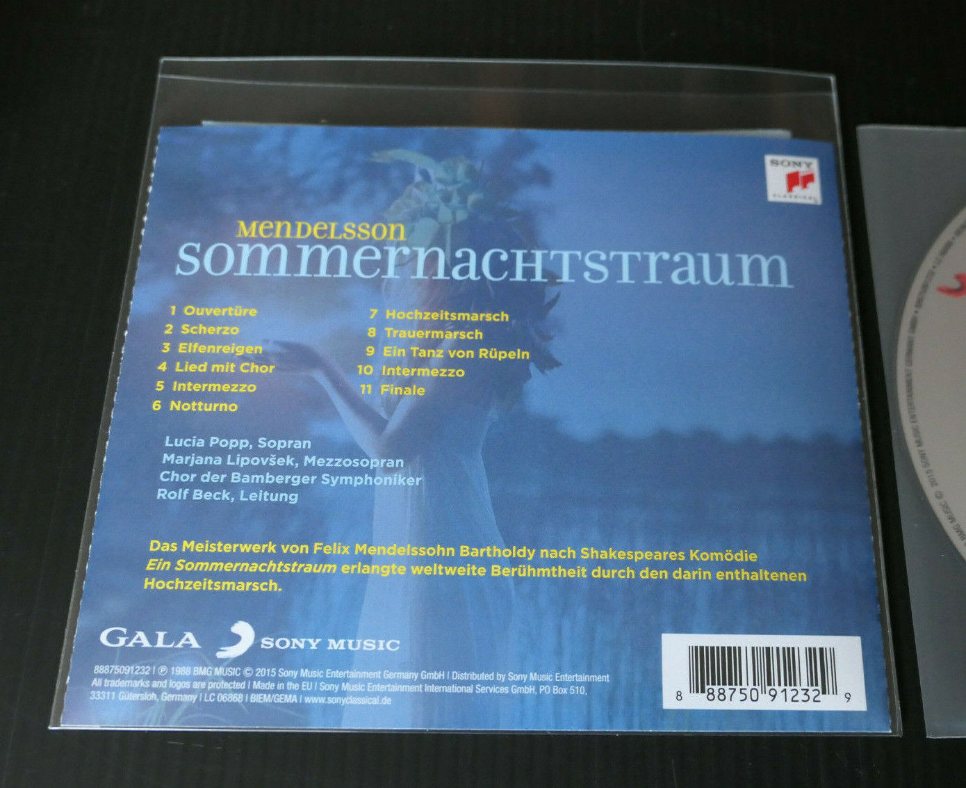 CD MENDELSSOHN / SOMMER NACHTS TRAUM / 2015
