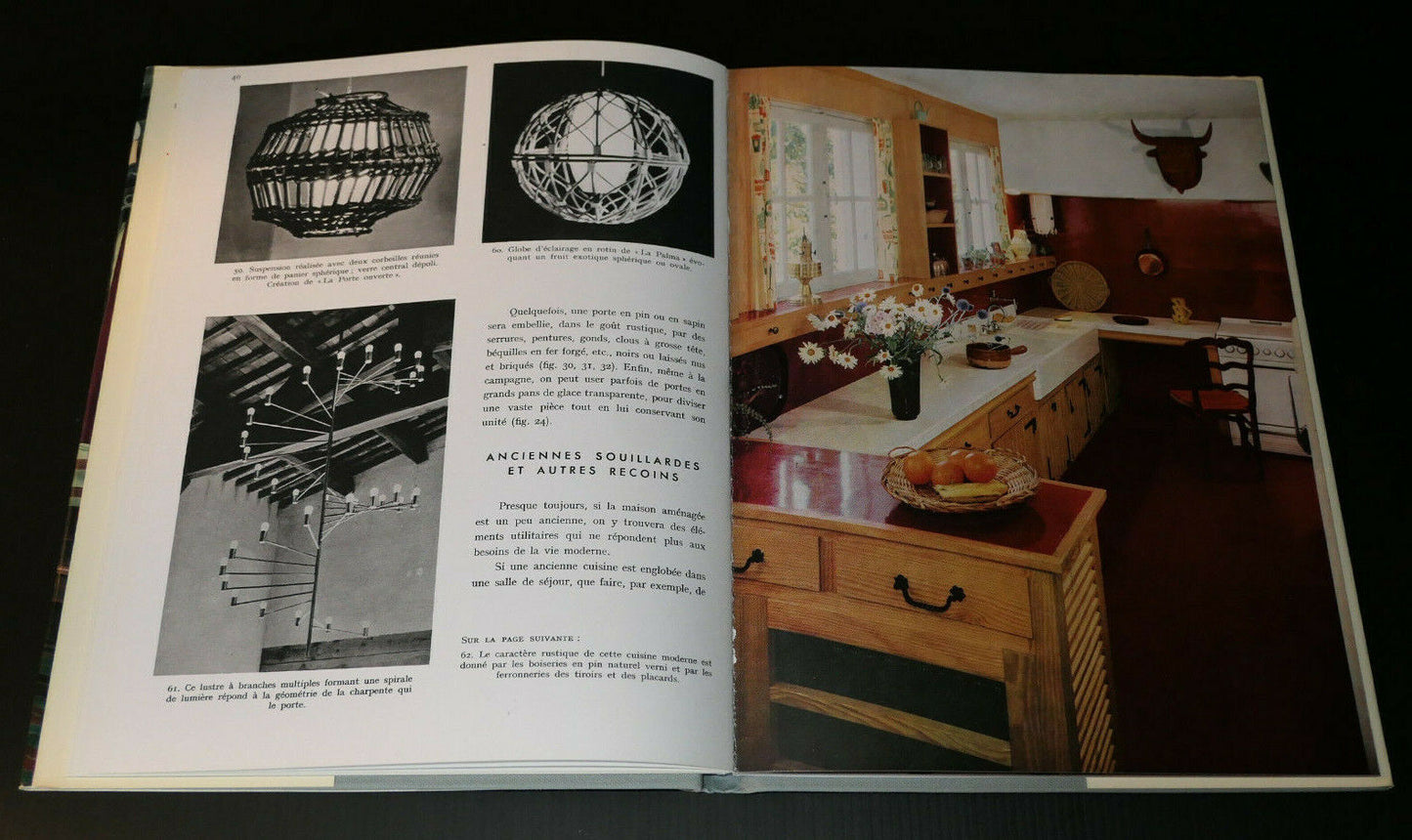 COMMENT INSTALLER SON INTERIEUR EN RUSTIQUE MOBILIER DECORATION ANTIQUITES 1963