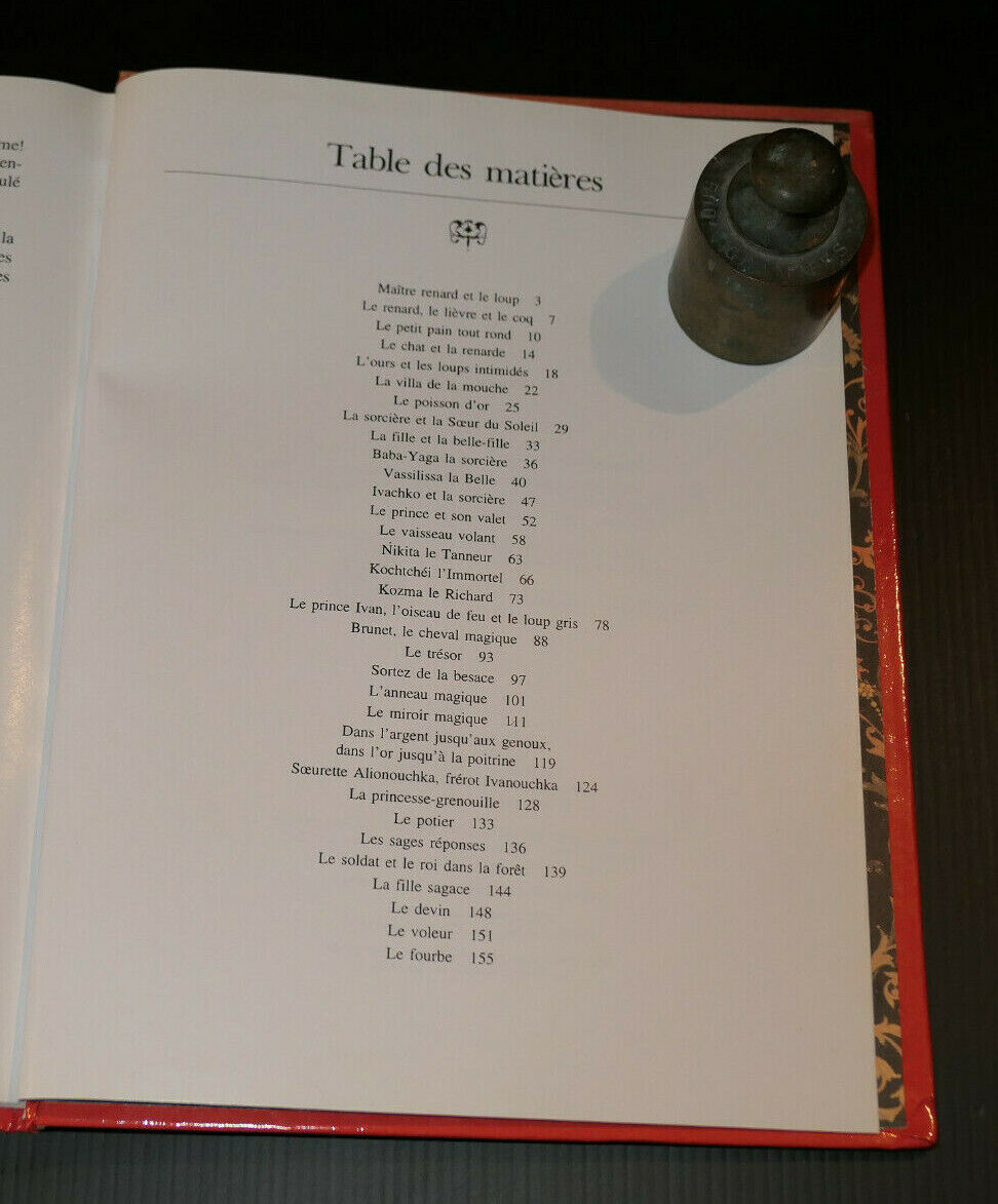 L'ANNEAU MAGIQUE / CONTES POPULAIRES RUSSES / ALEXANDRE AFANASSIEV / 1998 RUSSIE