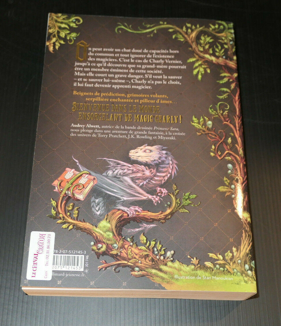 MAGIC CHARLY L'APPRENTI / AUDREY ALWETT / GALLIMARD JEUNESSE 2019