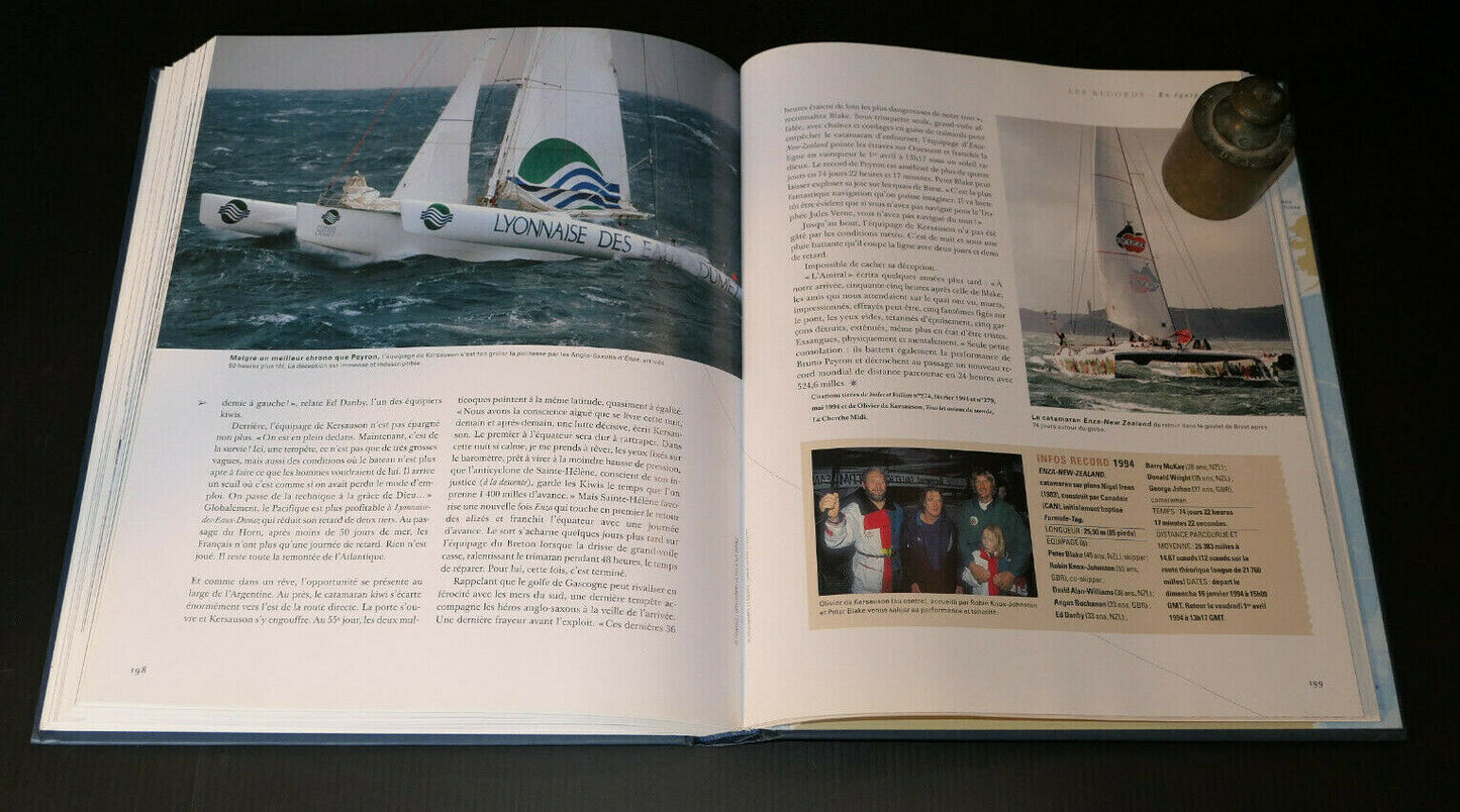 TOURS DU MONDE A LA VOILE COURSES & RECORDS / L'EQUIPE SPORT NAUTIQUE PHOTOS
