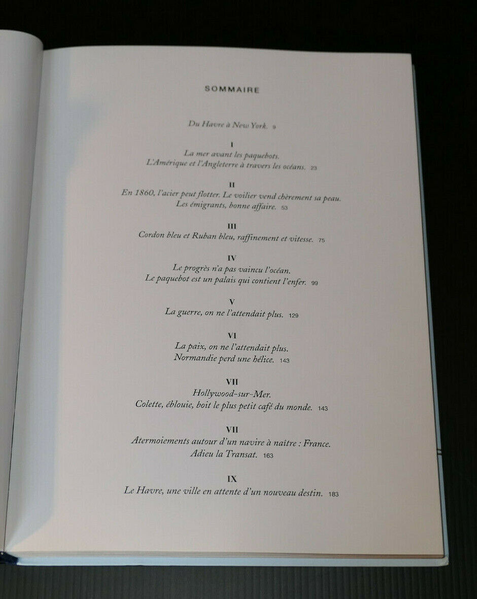 YANN QUEFFELEC / TOI L'HORIZON / PAQUEBOTS HISTOIRE MARINE VOYAGE 1999