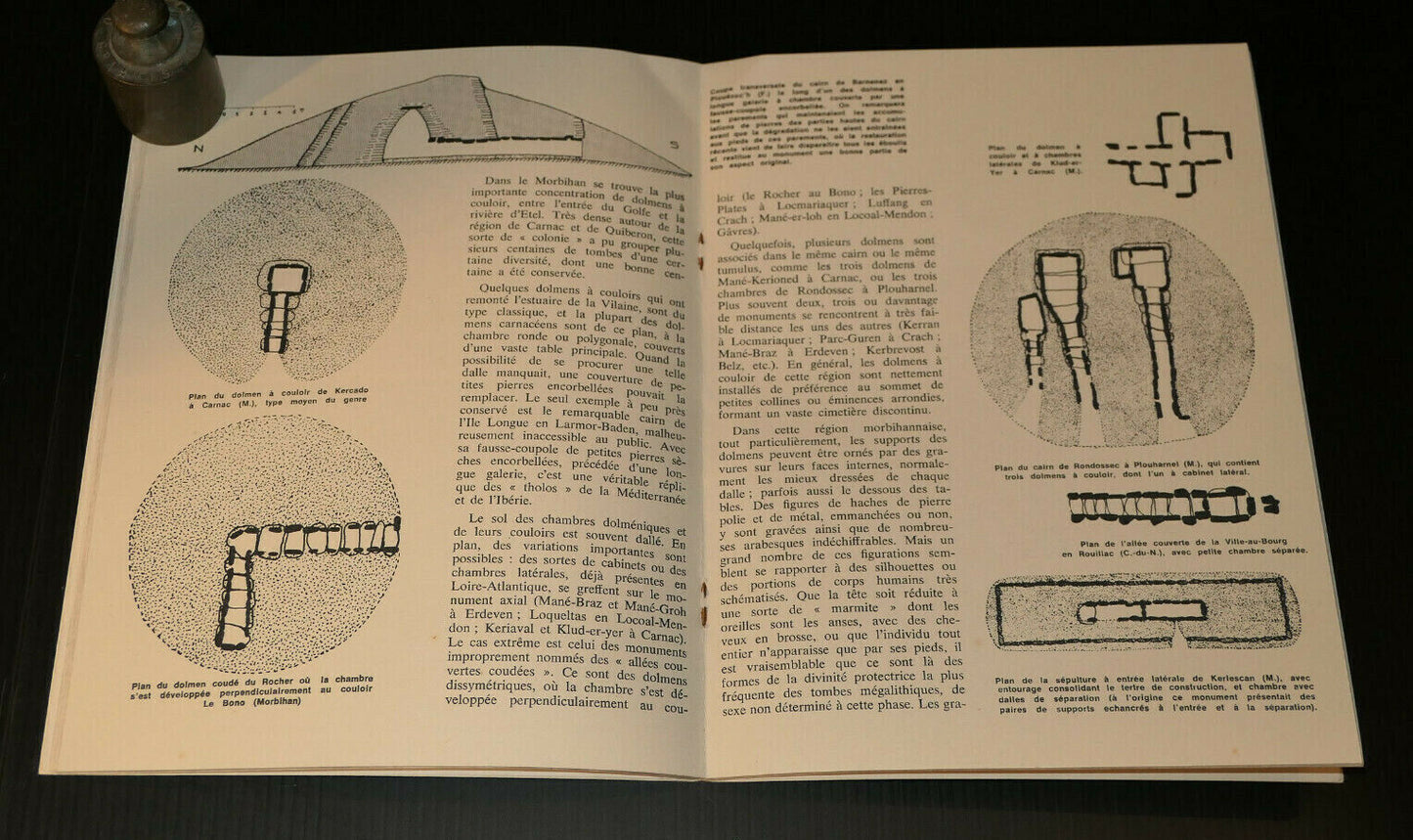 MENHIRS ET DOLMENS / IMAGES DE BRETAGNE DE JOS LE DOARE / 1970