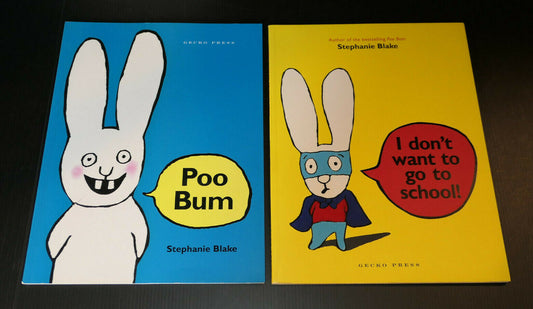 POO BUM / I DON'T WANT TO GO TO SCHOOL / STEPHANIE BLAKE / GECKO PRESS