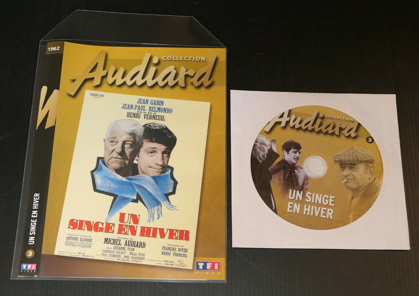 DVD UN SINGE EN HIVER / HENRI VERNEUIL (1962) MICHEL AUDIARD BELMONDO GABIN