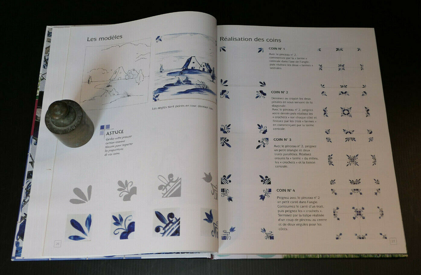 CARRELAGES A PEINDRE / NADINE PRAMOTTON / DESSAIN ET TOLRA / LOISIRS CREATIFS