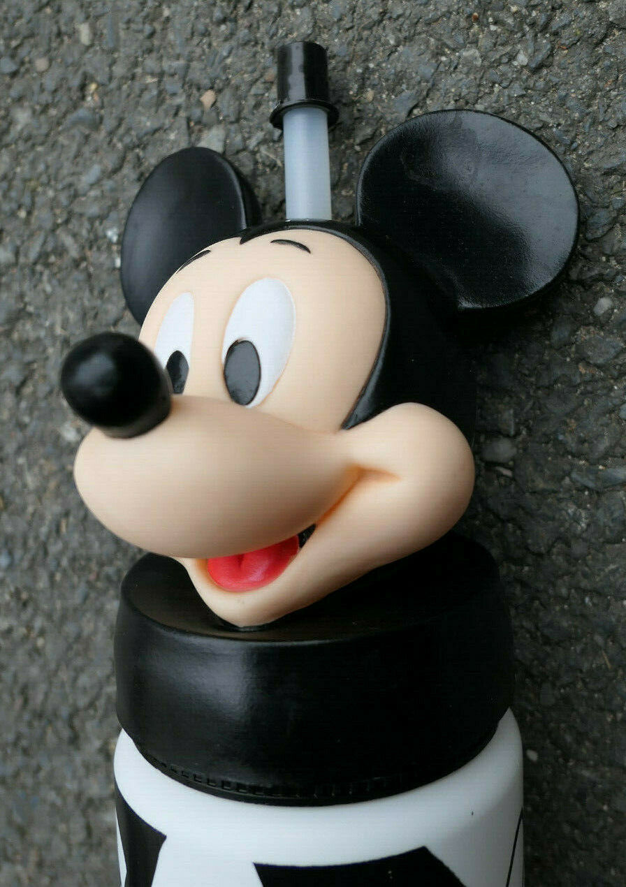 WALT DISNEY WORLD MICKEY PLASTIC BOTTLE VINTAGE 1980'S COLLECTIBLE
