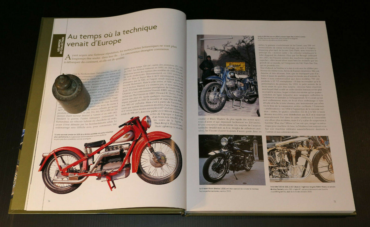 UN SIECLE DE MOTOS / GILBERT LECAT / SELECTION READER'S DIGEST 2011 / HISTOIRE