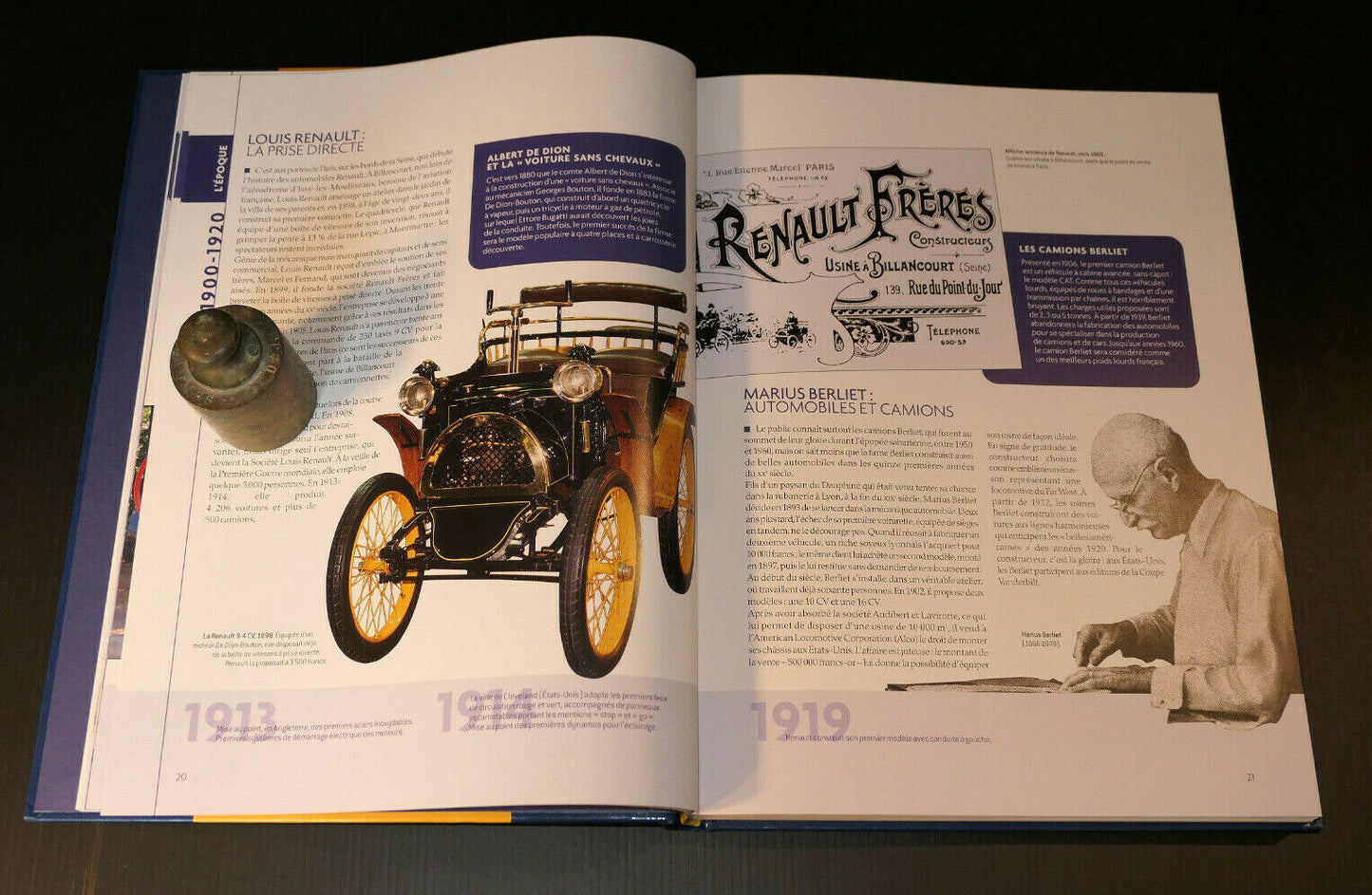 UN SIECLE D'AUTOMOBILE EN FRANCE / SELECTION READER'S DIGEST 2012 / HISTOIRE