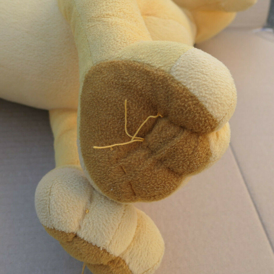 BIG SIZE SIMBA LE ROI LION PELUCHE VINTAGE DISNEY PLUSH COLLECTIBLE LION KING