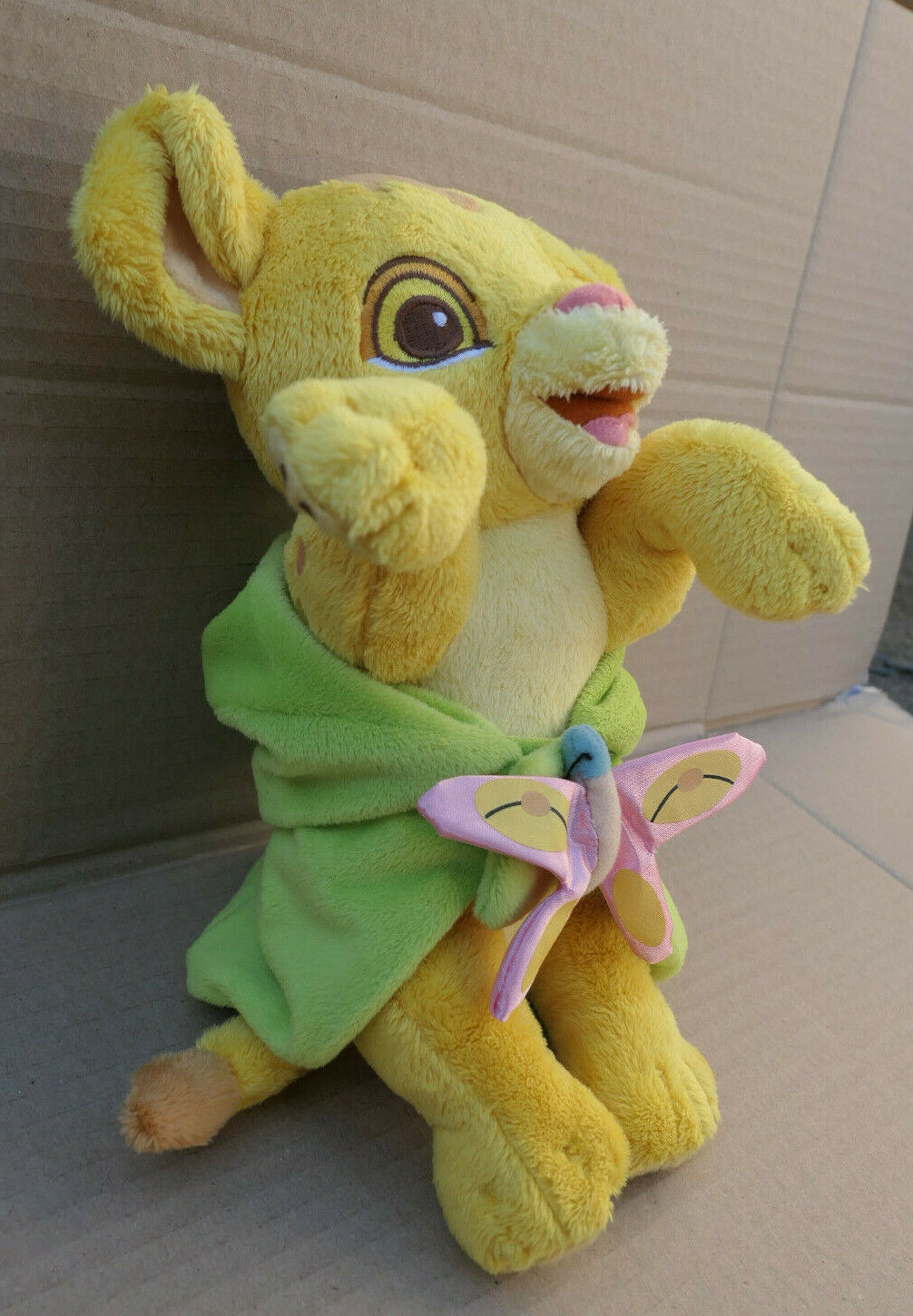 LE ROI LION SIMBA BLANKET PELUCHE DISNEY PLUSH TOY COLLECTIBLE LION KING