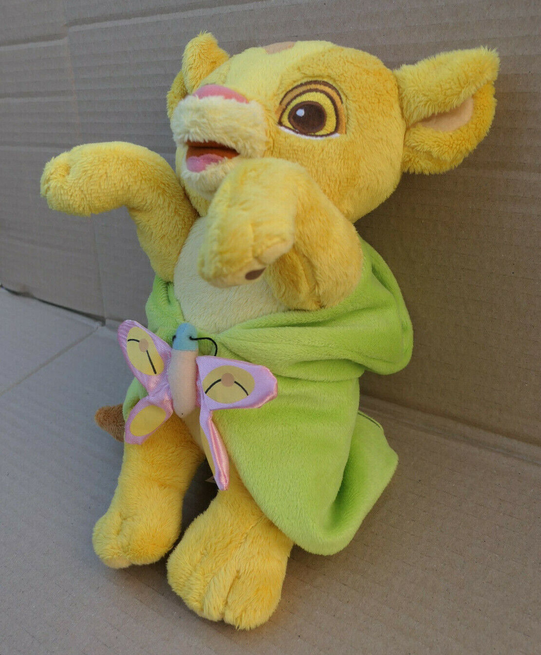 LE ROI LION SIMBA BLANKET PELUCHE DISNEY PLUSH TOY COLLECTIBLE LION KING