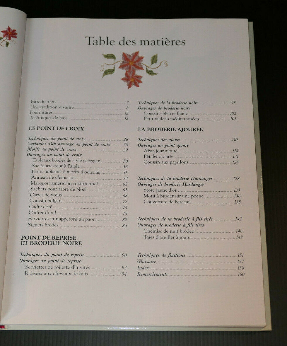 POINT DE CROIX ET BRODERIE / ELEANOR VAN ZANDT / READER'S DIGEST DMC 1996
