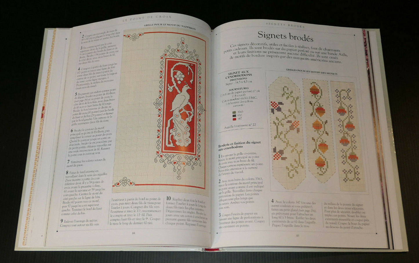 POINT DE CROIX ET BRODERIE / ELEANOR VAN ZANDT / READER'S DIGEST DMC 1996