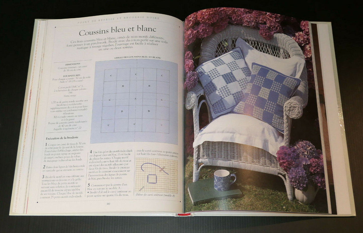 POINT DE CROIX ET BRODERIE / ELEANOR VAN ZANDT / READER'S DIGEST DMC 1996