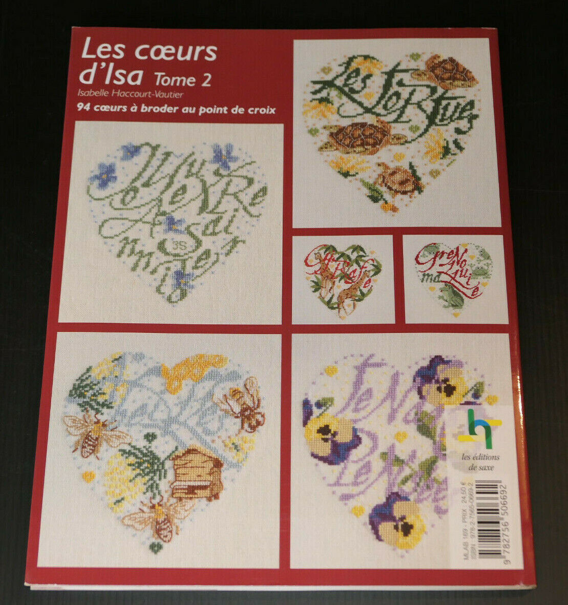 LES COEURS D'ISA TOME 2 POINT DE CROIX LES EDITIONS DE SAXE 2011