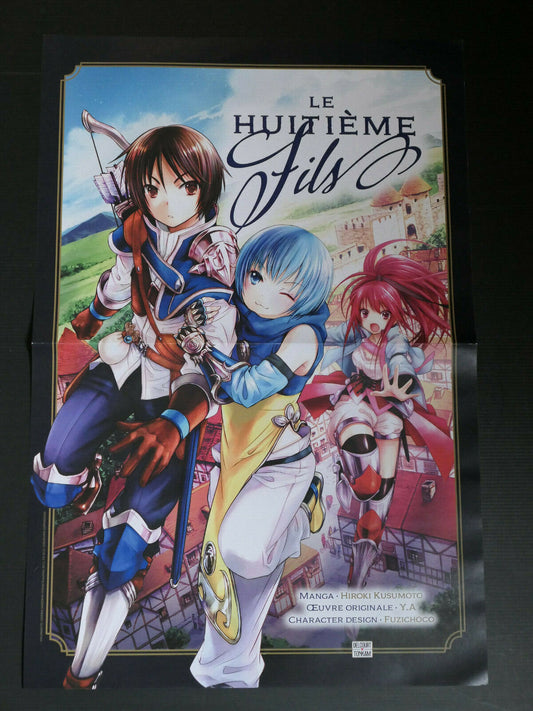 AFFICHE POSTER MANGA LE HUITIEME FILS 2015 HIROKI KUSUMOTO THE 8TH SON TONKAM