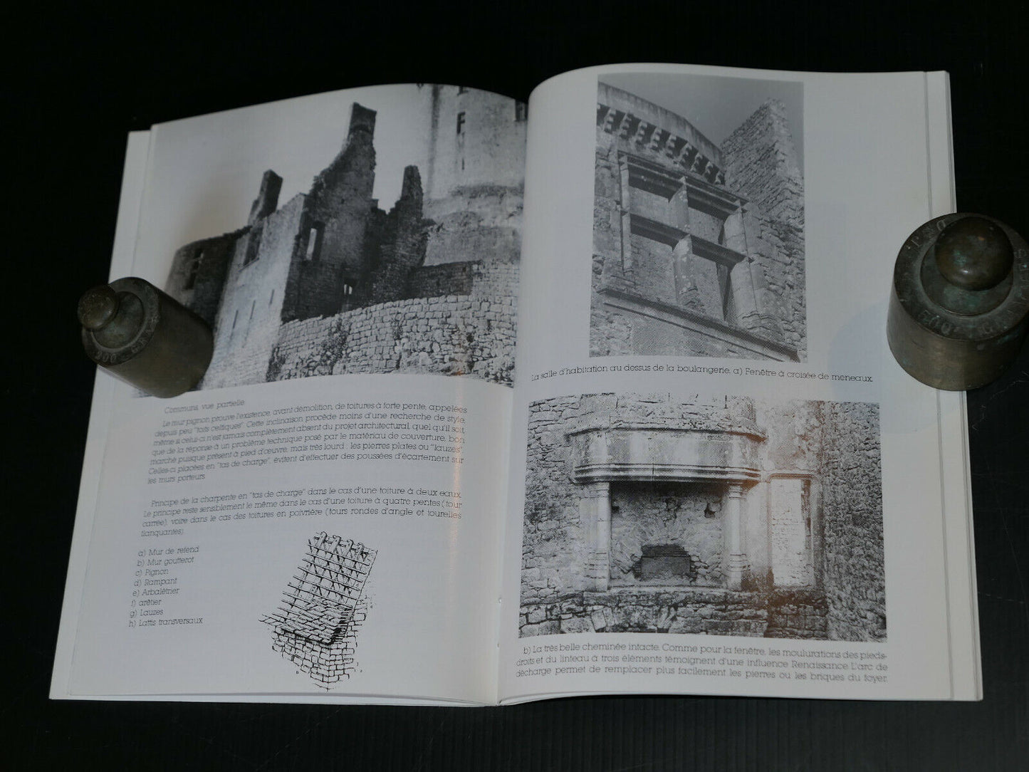 POUR UNE VISITE DU CHATEAU DE BONAGUIL / LOT-ET-GARONNE AQUITAINE / 1984
