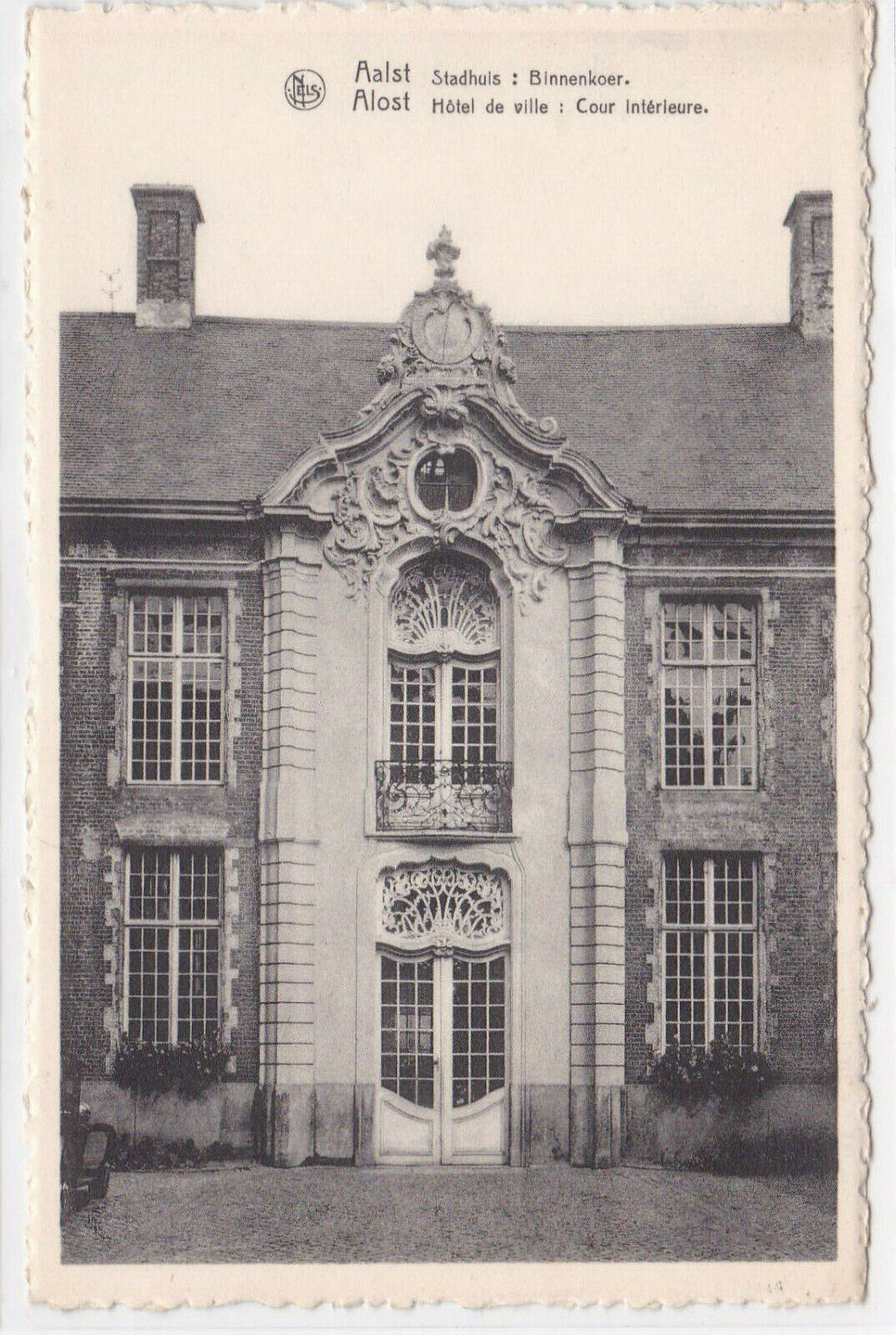 CARTE POSTALE ANCIENNE CPA AALST STADHUIS BINNENKOER ALOST HOTEL DE VILLE