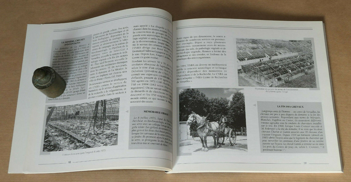 CHRONIQUE DU CENTRE DE RECHERCHES DE VERSAILLES / INRA 1996 AGRONOMIE