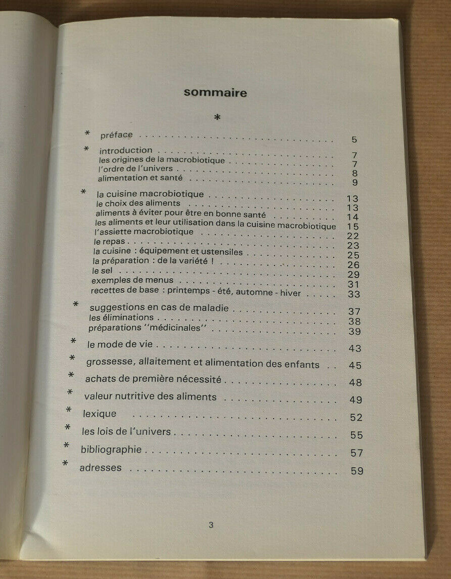 L'ALIMENTATION MACROBIOTIQUE GUIDE PRATIQUE / MICHIO ET AVELINE KUSHI / KI 1985